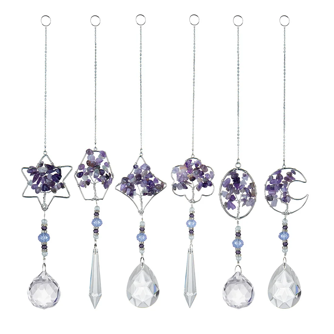 Decorazione Moderna Amazon Ebay Fornitura Transfrontaliera Fai Da Te Albero Della Vita Forma Geometrica Ghiaia Cristallo Foglia D'Acero Illuminazione 