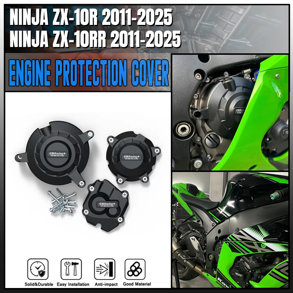 Motorcycles Engine Cover Protection Case GB Racing For KAWASAKI ZX-10R 2011-