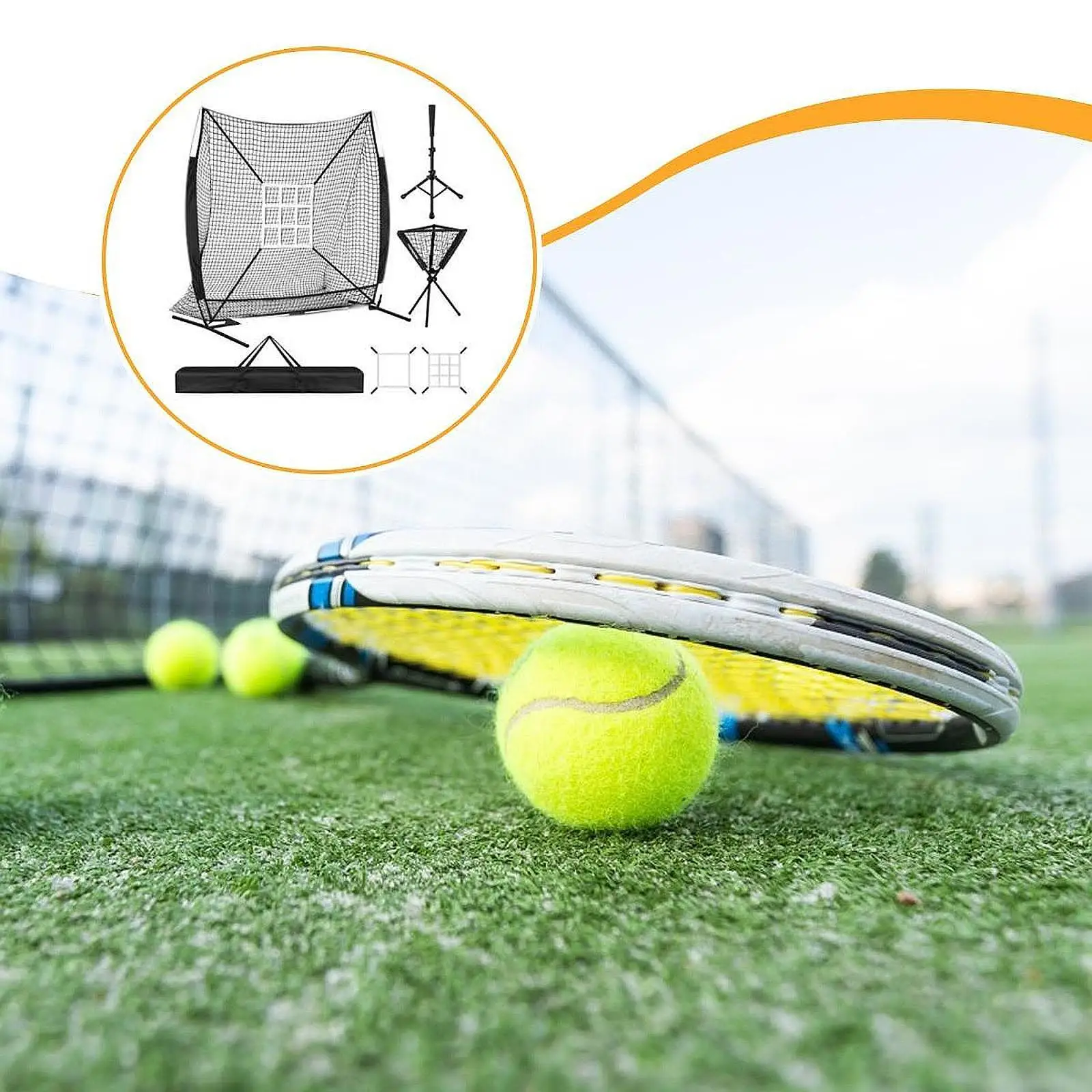 Baseball Softball Net 7x7 Ft Lightweight with Strike Zone, Tee, Baseball Softball Net 7x7 Ft Lightweight with Strike Zone, Tee,