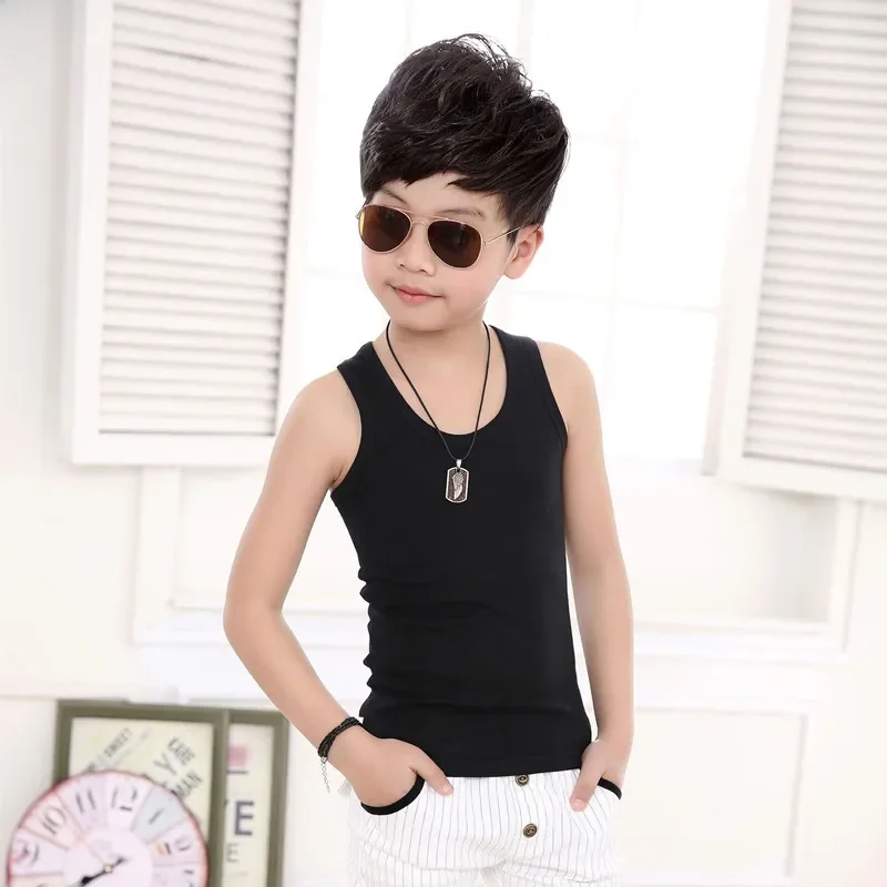 Girls Tank Tops Children's Clothes Boys Vests Underwear Camisoles For Toddler Tees T-shirt