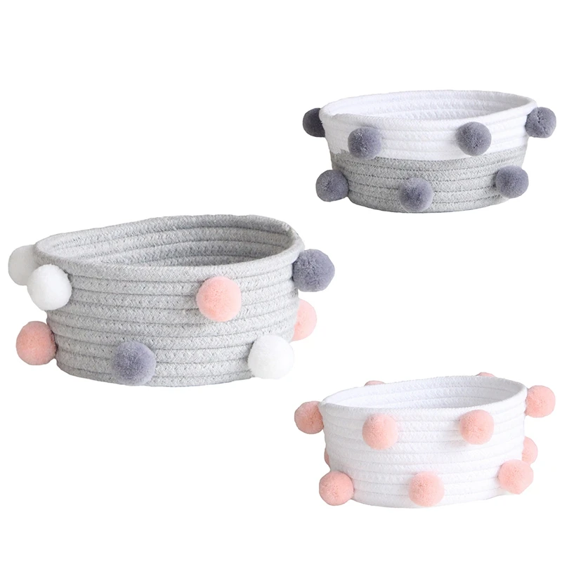 

Контейнер для хранения всякой всячины из хлопковой веревки