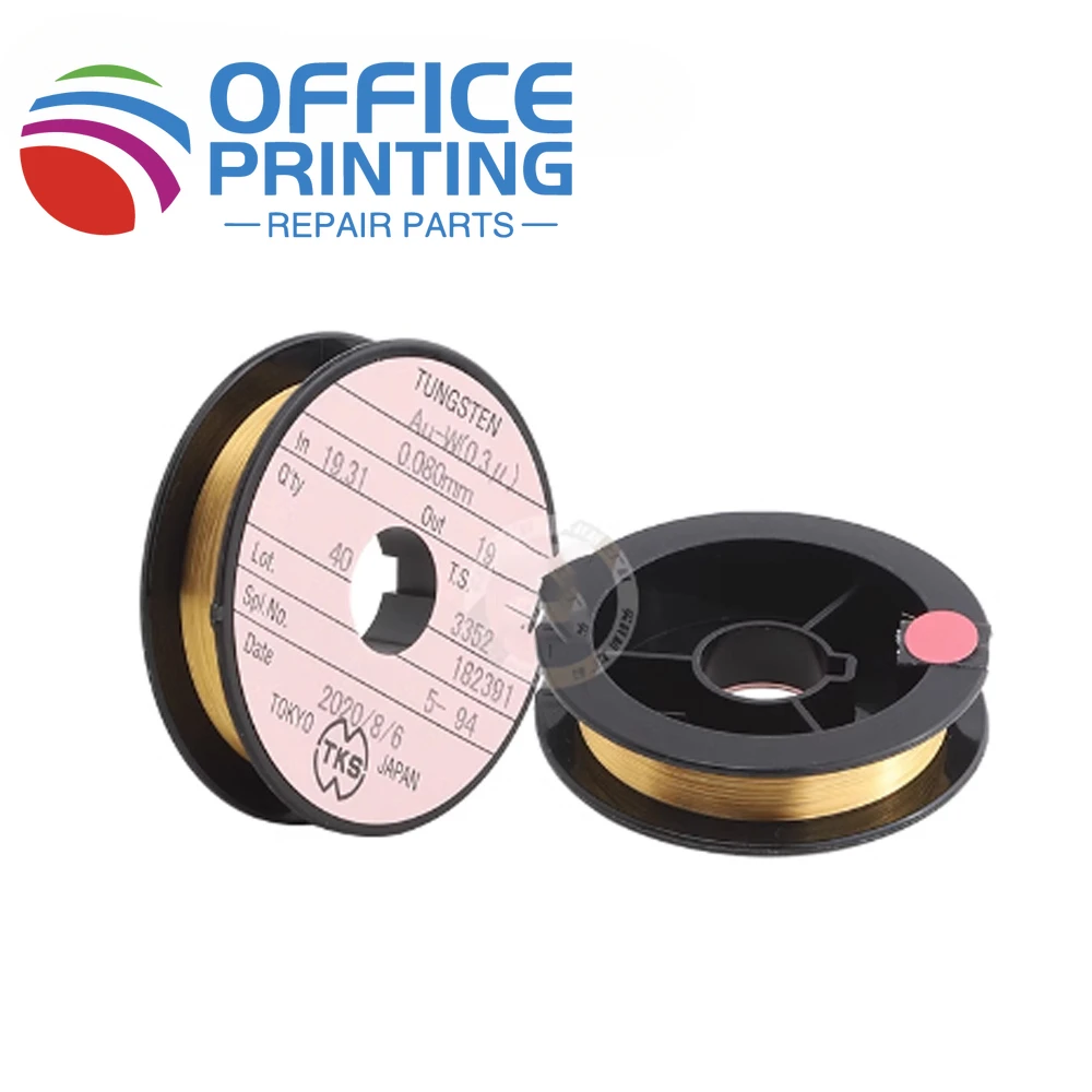 

Япония копировальный Корона Электрод вольфрамовый провод для Xerox Konica Canon Ricoh 0,08 мм 40 м Lenth с золотом