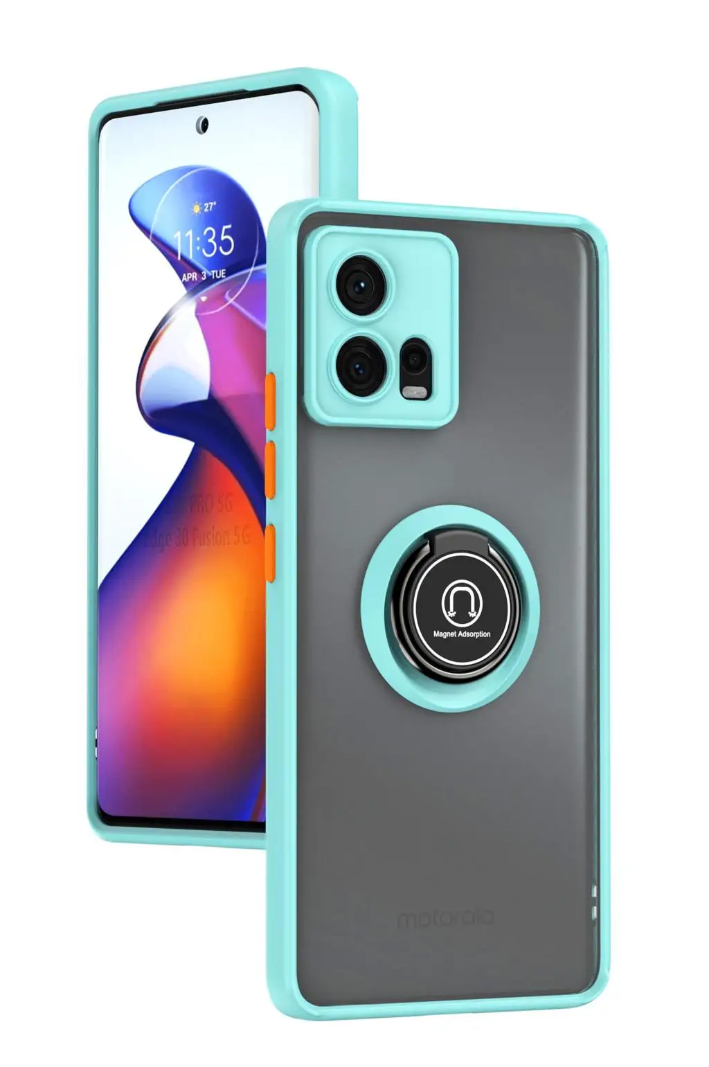 Capa De Celular De Cor Dupla Gradiente Para Motorola MOTO X30 Pro Edge