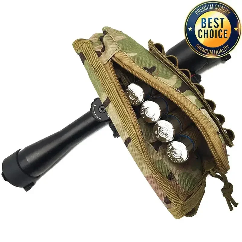 New Cheek Rest Pouch Bullet Holder Nylon Riser Pad Ammo Cartridges Bag Hunting for Airsoft AR15 AR10 M4 M16 for Hunting