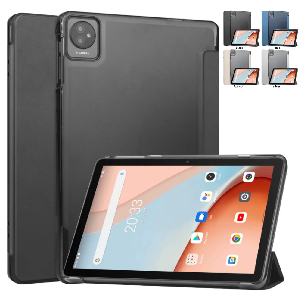 Luxury Three-Fold Frosted Tablet Cover