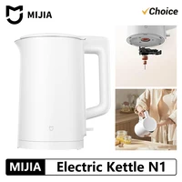 NOUVEAU Bouilloire Électrique MIJIA N1 à Ébullition Rapide, Bouilloire à Eau en Acier Inoxydable 220V, Idéale pour Hôtel, Voyage en Famille, Cuisine, Bouilloire Intelligente pour la Maison -CN 1