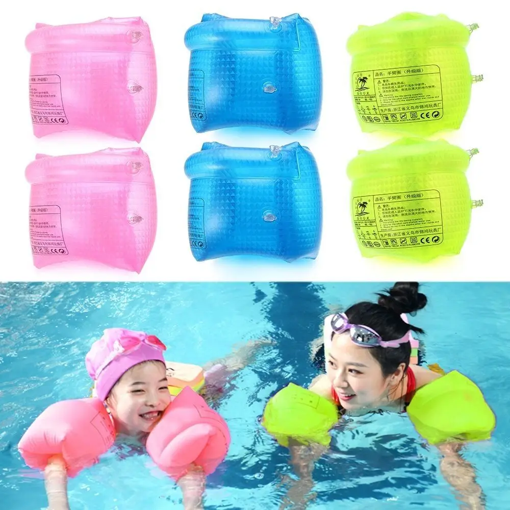 

Pool Float Swim Pool Floating Safety Training Inflatable Floats Hand Float Armbands Luminous Arm Band Swimming Arm Ring