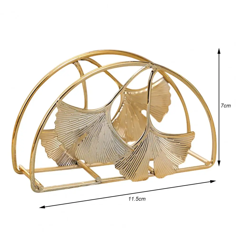 Art Modern Nordic Napkin Holder Golden Iron Tissue Boxes Desktop Serviette Paper Napkin Holder For Cafe Table Restaurant Decor 6