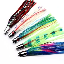 1pc Octopus Fishing Bait Trolling Lure Overturned Barbed Fishing Hooks Sea Subbait 3D Tuna Luya Lures Topwater Baits Fish Tackle