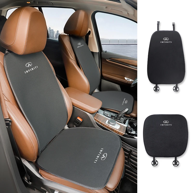 Flax Car Seat Cover Backrest Pad Cushion Mat For Infiniti Q50 FX35 Q30