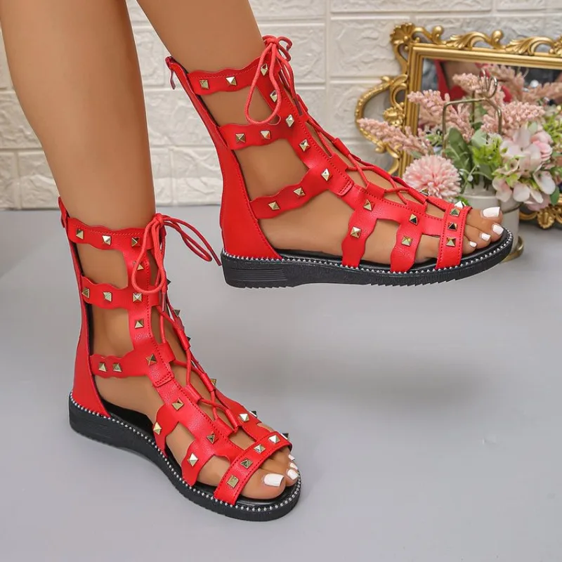 Sexy Damen Sandalen Mit Riemchen Für Den Sommer_voghion.com