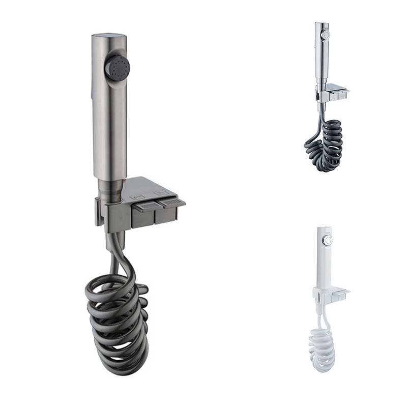 

Multi-Function Toilet Bidet Shower Faucet Handheld Bidet Toilet Sprayer Set Solid Brass Faucet Cold Water Toilet Easy Install A