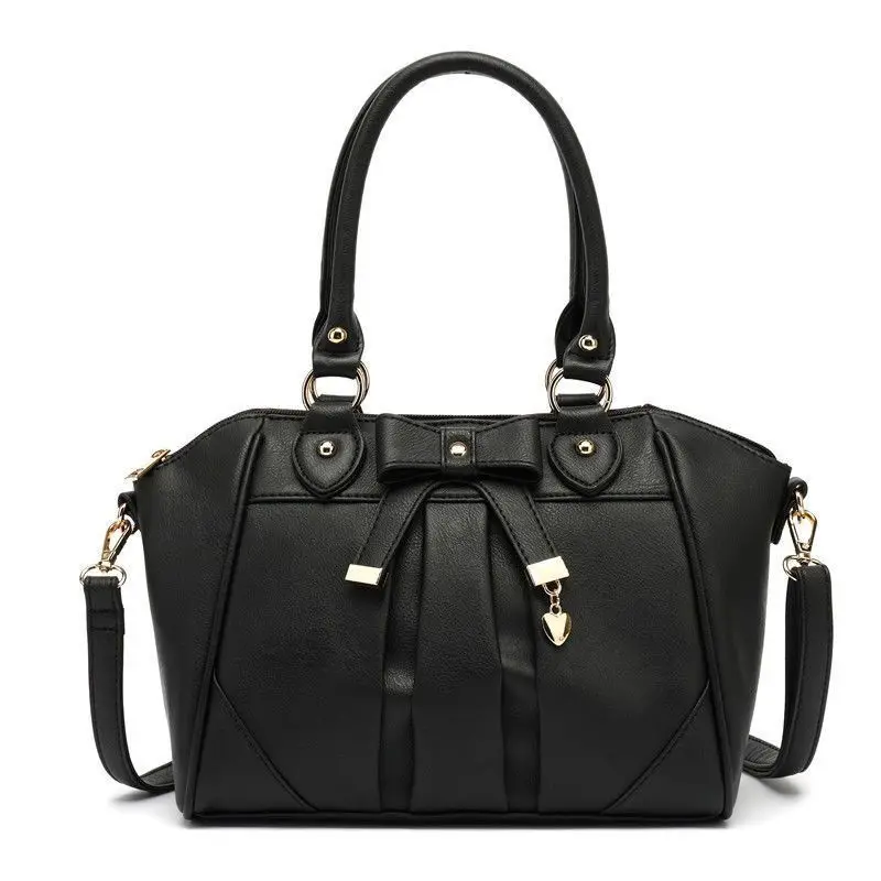 JIAERDI Lolita Jk White Handbag Women Japanese Bow Leather Large Capacity Tote Bag Ladies Retro Sweet shoulder Crossbody Bags