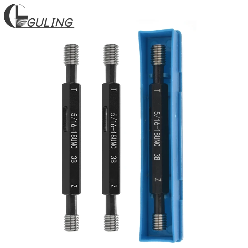 1PCS 3B 0-8012-32 1l4 5l16 3l8 7I16 1l2 9I16 UN/UNC/UNF/UNS/UNEF 미국 표준 미세 나사 플러그 게이지 측정 도구