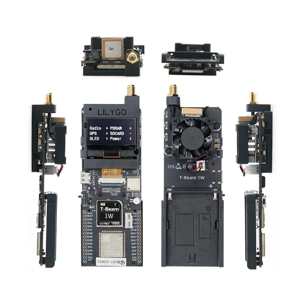 T-Beam 1W ESP32-S3 LoRa Module SX1262 830–945MHz with 1.3" OLED & GPS Compatible