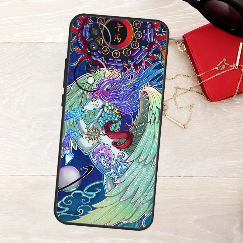Chinese Zodiac Dragon Tiger Protective Phone Case