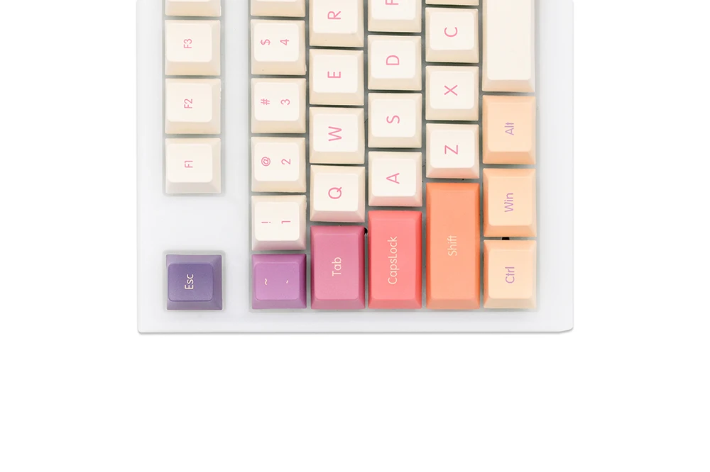 Gks Nublado Cherry Profile Dye Sub Keycap Conjunto Grosso Pbt para Teclado Gh60 Poker 87 Tkl 104 Ansi Xd64 Bm60 Xd68 Xd84 Bm87 Bm65 - Imagem 6