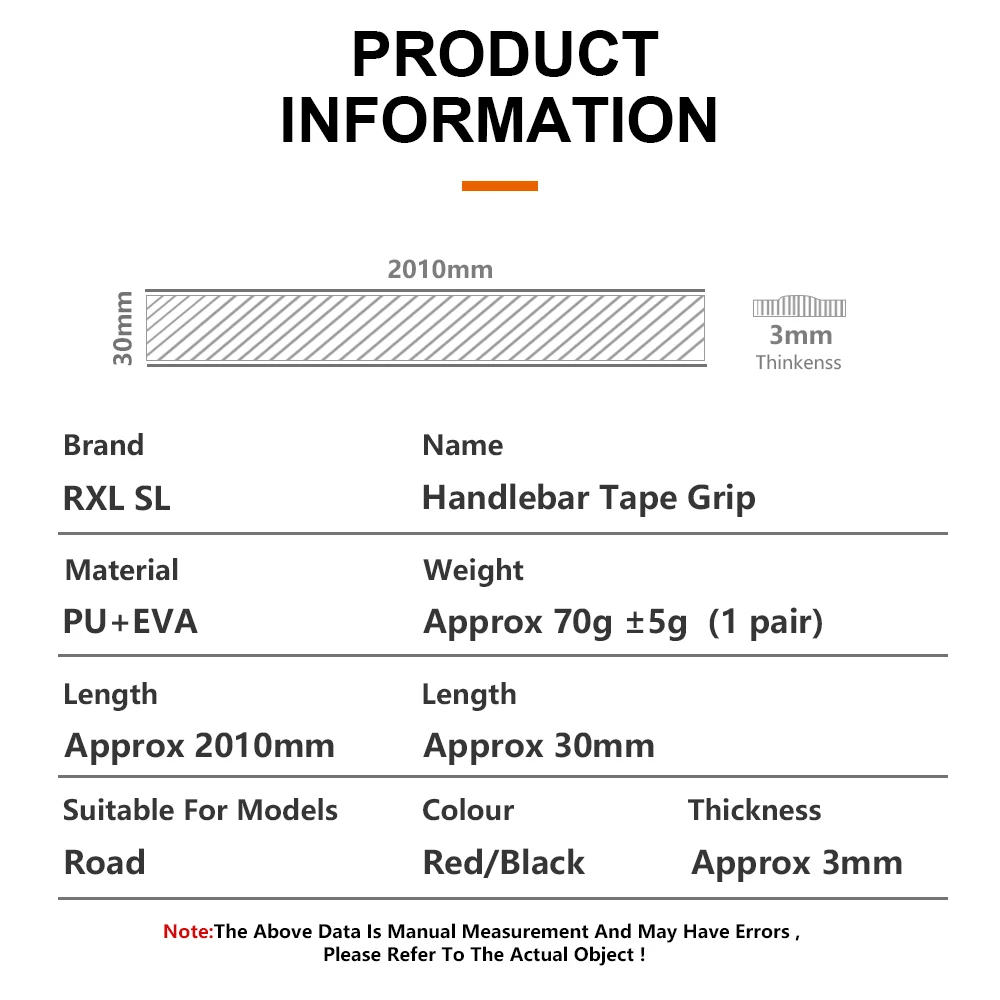 RXL SL Bicycle handlebar strap, non slip, wear-resistant, waterproof, and sweat absorbing， Honeycomb Design Bic Bike Accessories