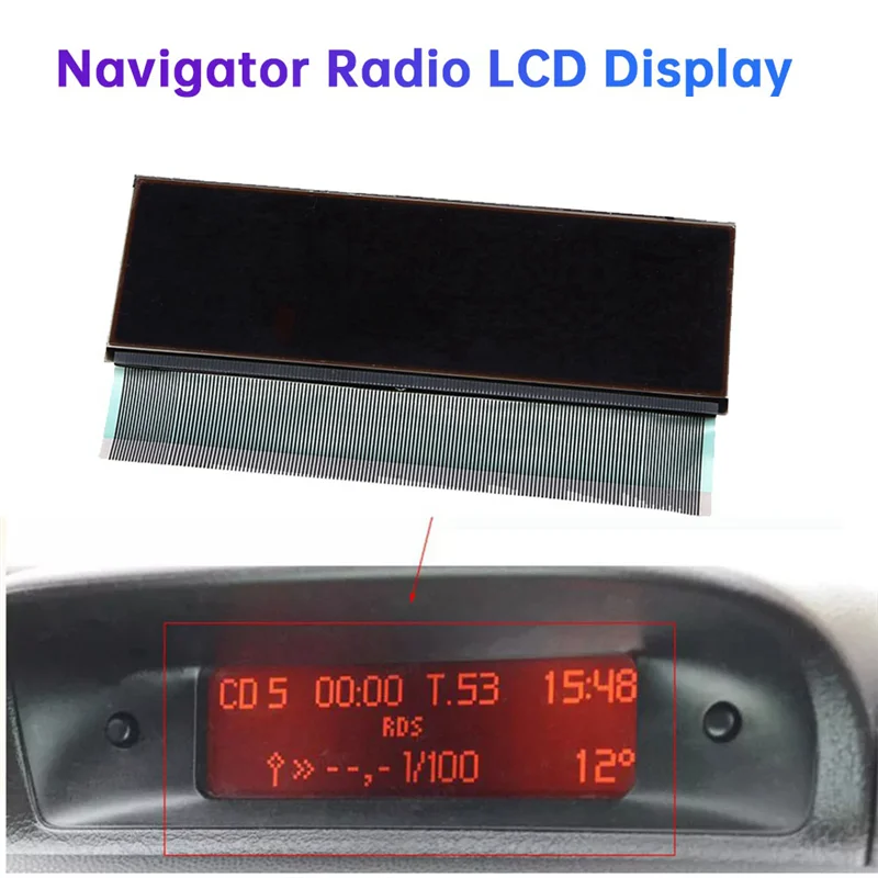 MML-Car Central Navigator Radio LCD 디스플레이 206 307 Citroen C5 Xsara Picasso 계기판 LCD 픽셀 수리