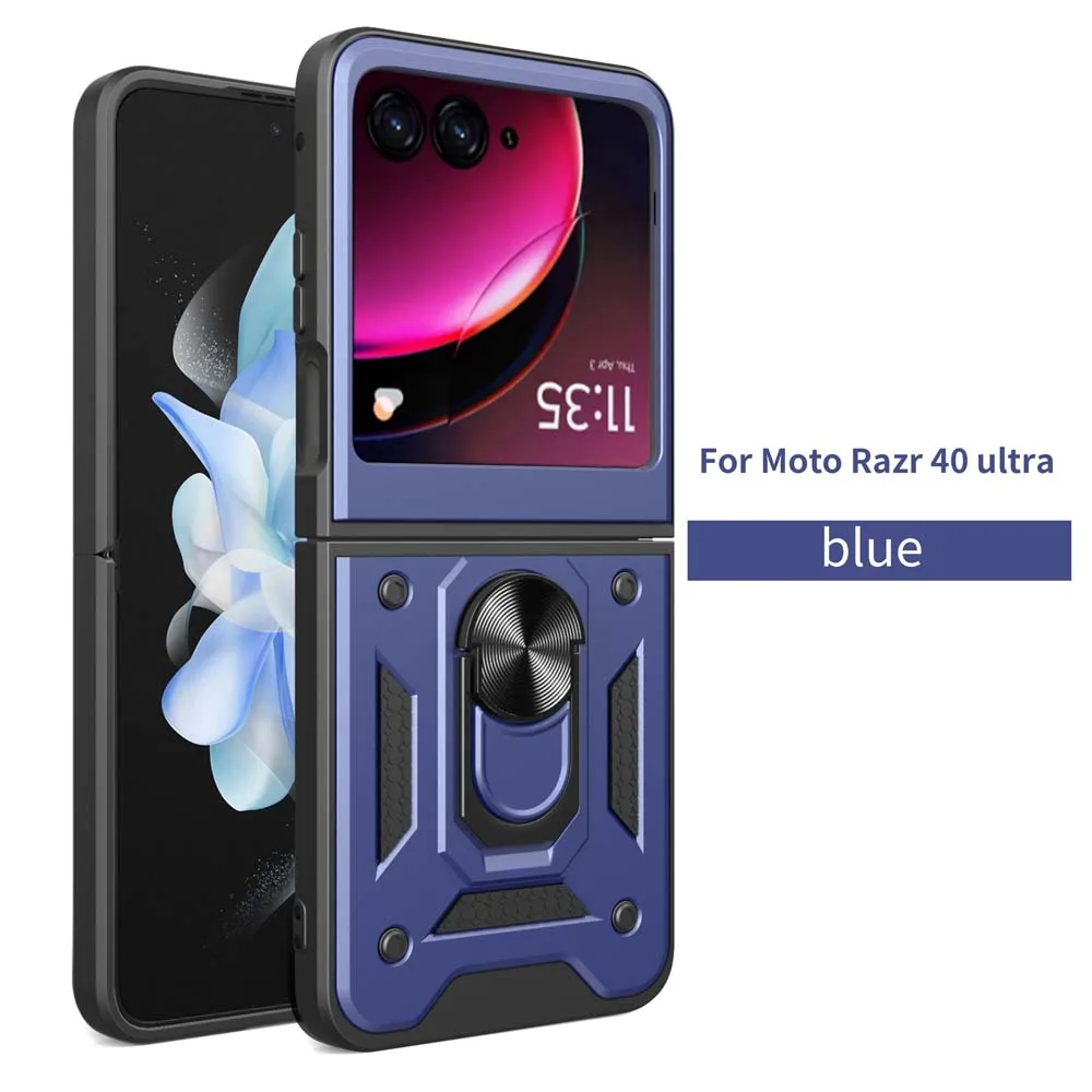 Enhanced Armor Case with Slide Camera Lens Protector and Military-Grade Bumpers