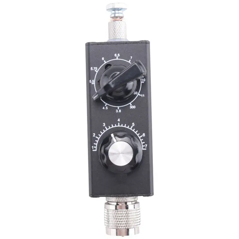 Hamgeek Mini-ANT 20W QRP 단파 전대역 튜닝 안테나 튜너 + M-헤드 5Mhz-55Mhz-ABIU