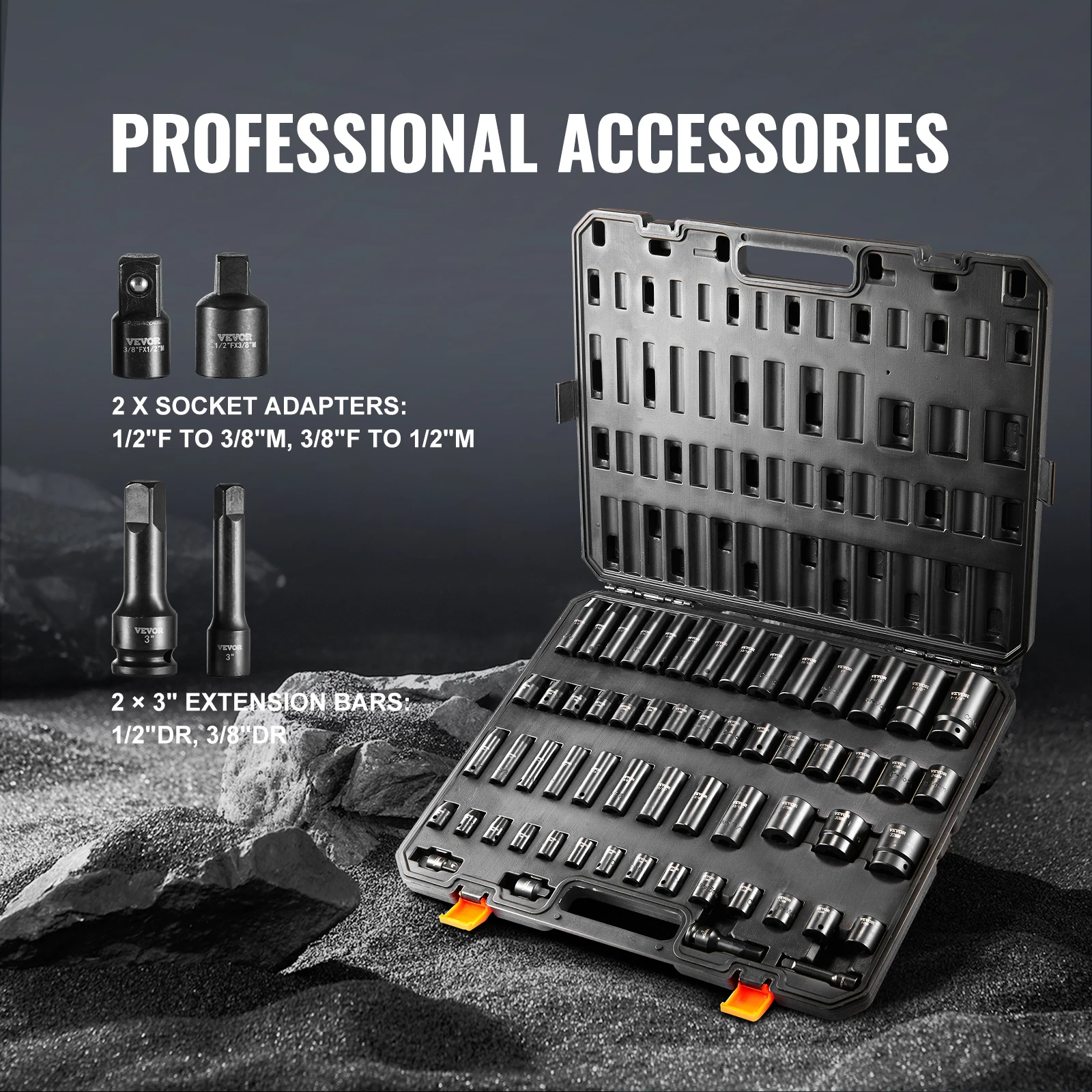 Alloy Steel Impact Socket Set for Automotive Repair