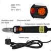 Mini Electric Iron With LED Digital Display Screen for Leatherwear Clothes Leather Shoes Repair Tools 3