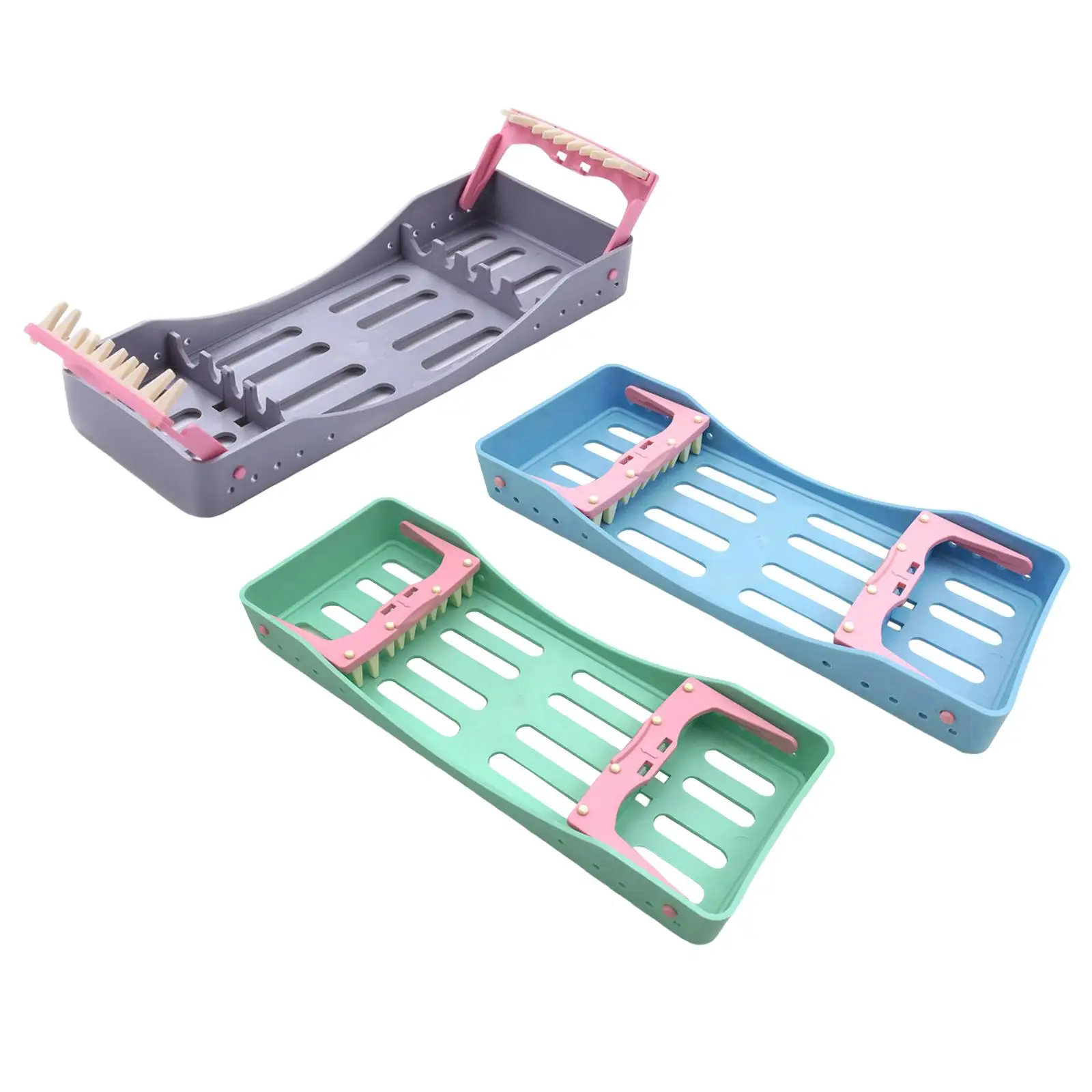 

Instrument Cleaning Box Professional Durable Rack for 5 Instruments