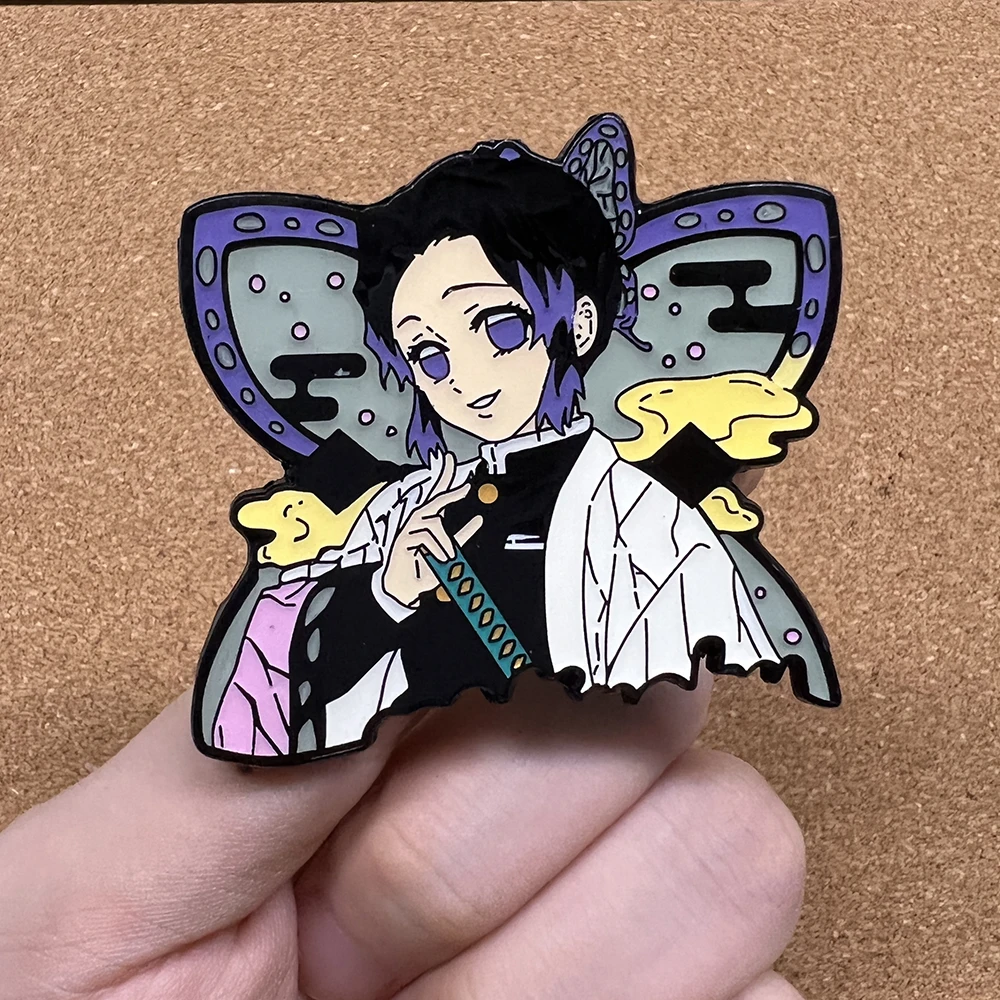 Charming Anime Enamel Pin: Cute Cartoon Lapel Brooch for Clothes & Accessories Gifts