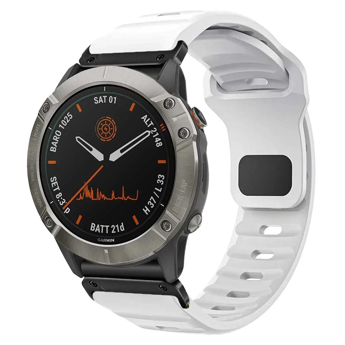 QuickFit Silicone No-Gap Watchband - Versatile 22mm & 26mm Strap