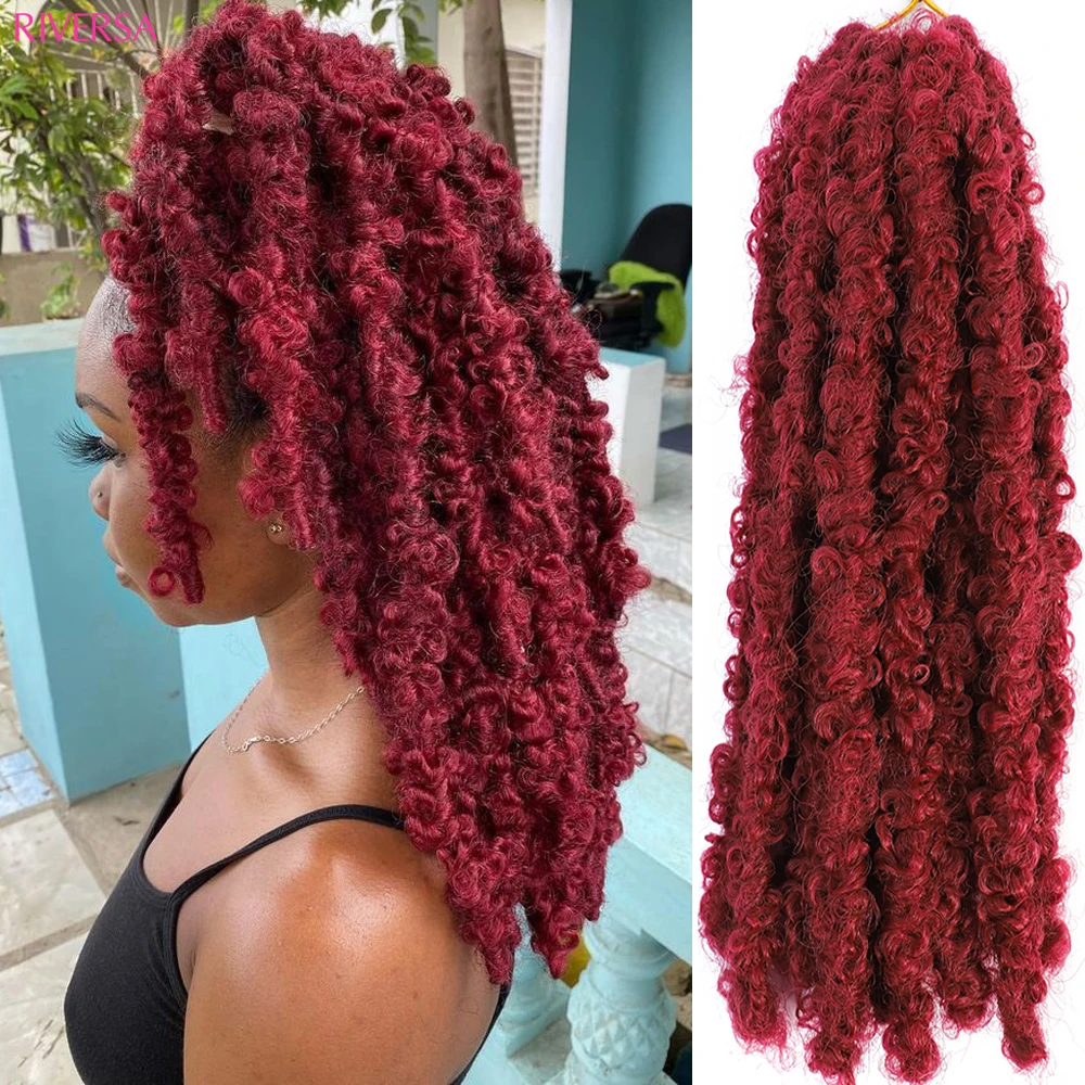 Red Bob Distressed Butterfly Locs Crochet Hair Pre-looped Messy Butterfly  Twist Locs Hair 12 Inch Knotless Butterfly Locs Hair - Synthetic Braiding  Hair(for Black) - AliExpress