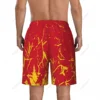 Men's Grenada Flag Beach Pants Board Shorts Surfing Boys Soccer Cycling Swimwear Running Polyester 2