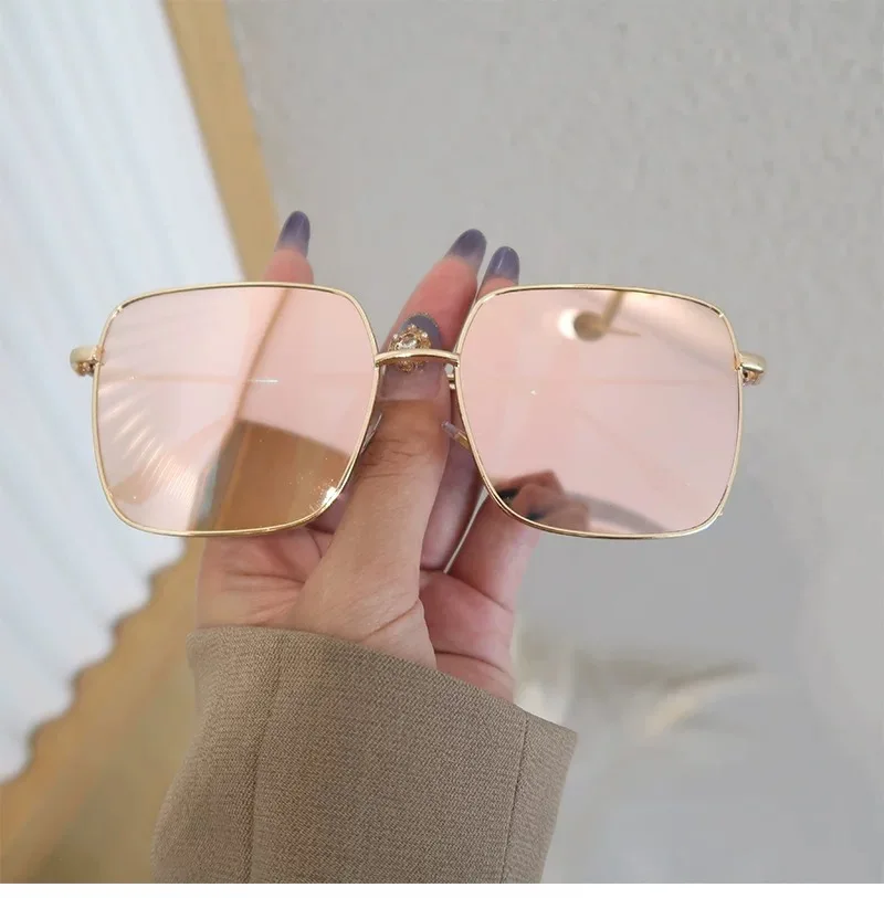 Sighttoo 2022 Sonnenbrille Frauen Randlose Quadratische Mode Gläser Damen Mode Persönlichkeit Shades Gradienten Brillen UV400_voghion.com