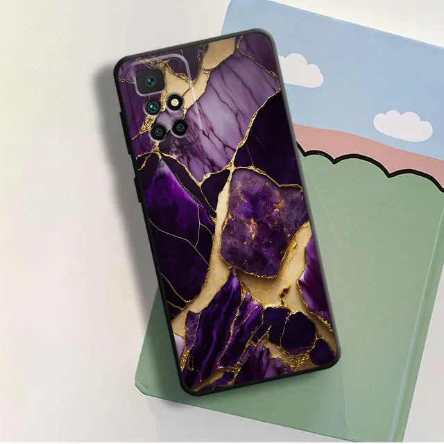Elegant Senior Marble TPU Soft Phone Case Cover