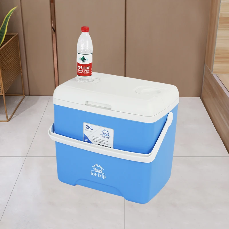 Portable 28L Insulated Thermal Cooler Box Outdoor Camping Car Ice Bucket Picnic Ice Block Insulation ness Box