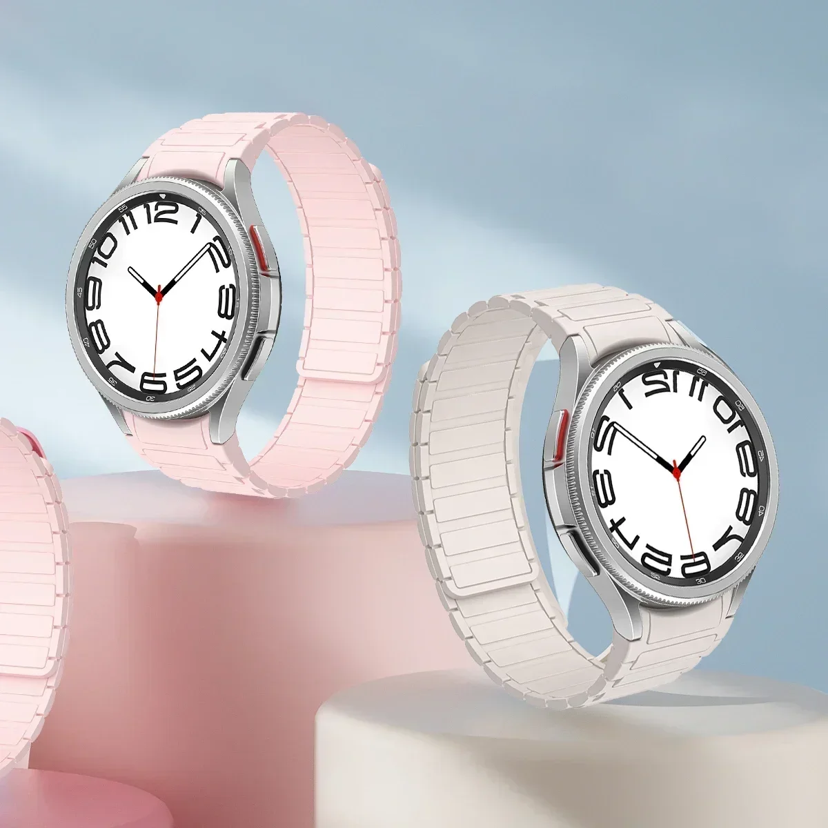 Gap-Free Silicone Magnetic Bracelet Band