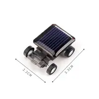 Voiture solaire miniature au design créatif, jouet éducatif pour la petite enfance, nouveauté, voiture à énergie solaire, puzzle, gadget éducatif, expérience scientifique 6