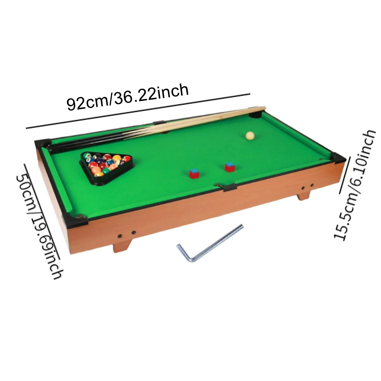 Kids Pool Table Set Desktop Snooker Table Playroom Portable Small Tabletop Billiards Table for Adults Family