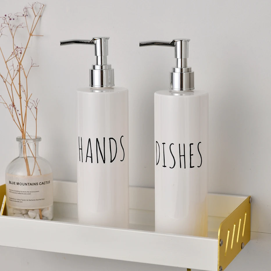 Kitchen Soap Dispenser Dish Soap Dispenser and Hand Bathroom Refillable Shampoo Shower Gel Bottle Mesa Adornment Bott soap dispenser refillable bottle shampoo dispenser soap dispenser bottle foaming soap dispenser
