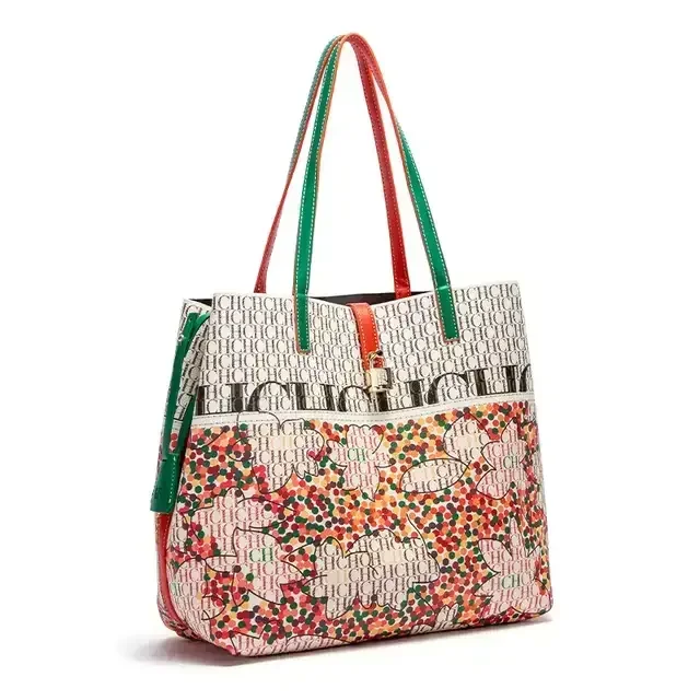 CH حقيبة كتف السيدات الفاخرة سعة كبيرة دلو حقيبة 2...