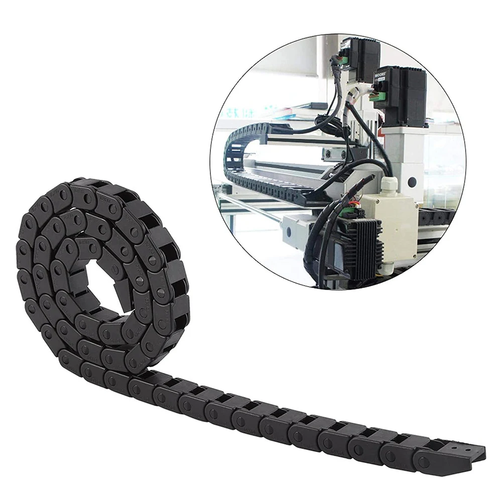 Nylon Towline Cable Drag Chain Wire Protect Carrier CNC R28 10*20MM 1M