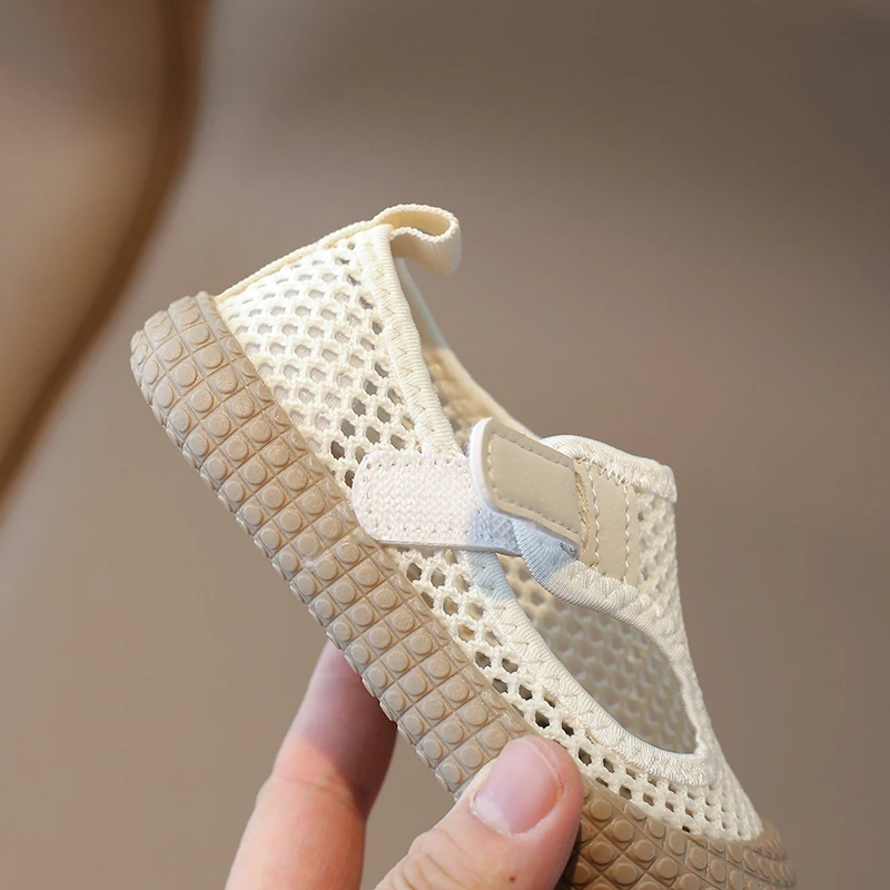 Children's Canvas Shoes Mesh Breathable New Summer 2024 Boys Girls Children Baby Flats 6