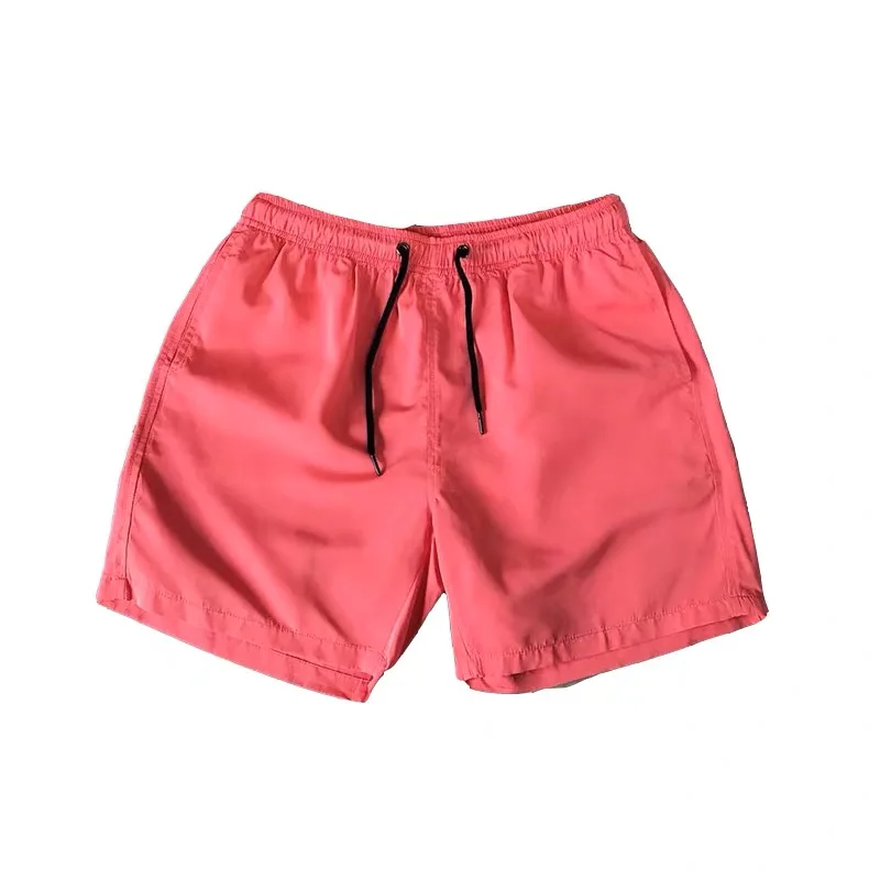 Quarter pants men's summer beach pants Korean version of three pants fast dry shorts candy color loose thin sports shorts tide