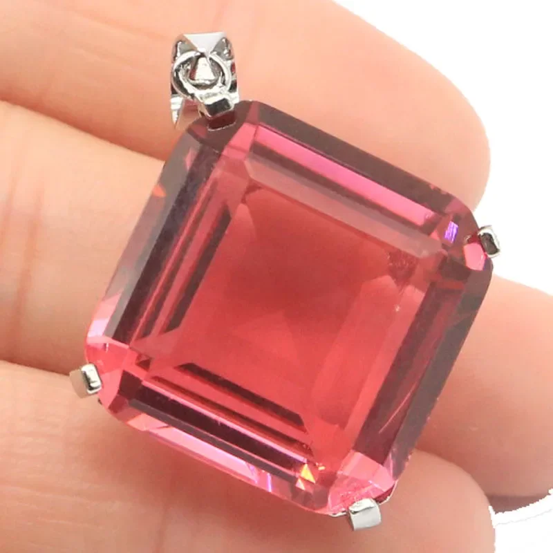 12g Customized 925 SOLID STERLING SILVER  PENDANT London Blue Topaz Orange Spessartine Garnet Peridot Aquamarine Tourmaline