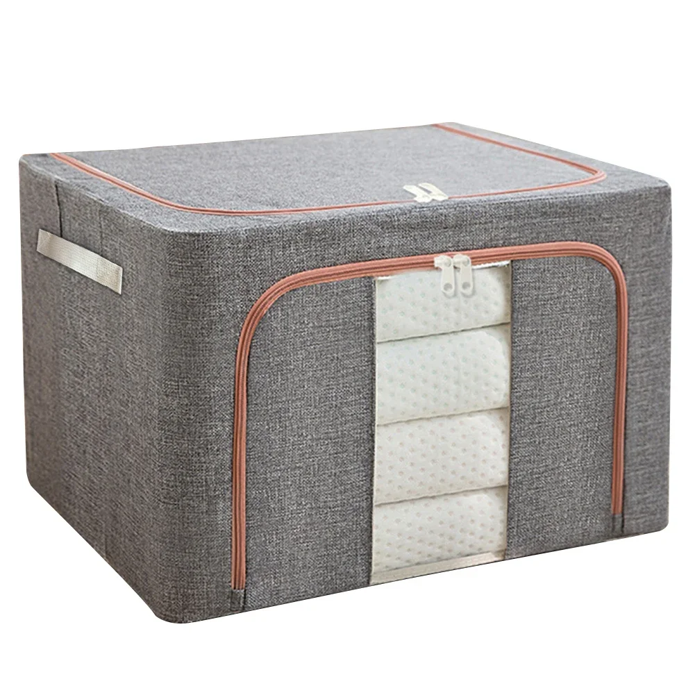 2/1PCS Quilt Blanket Organizer Big 24L Dustproof Closet Storage Bag Quilt Clothes Storage Bag Duvet Blanket Sorting Bags 4