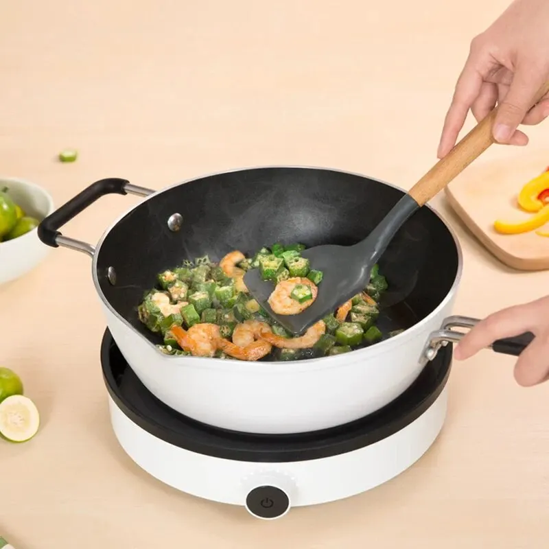 샤오미 미지아 인덕션 쿠커 청소년 에디션, 조정 가능한 스마트 전기 오븐 플레이트, 창의적인 정밀 제어 쿠커, 웍 도구, 2100W