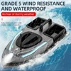 Remote Control GPS Bait Boat 40 Points 500M Auto Driving Return 1.5KG V700 RC Fish Finder Boat With Steering Light For Fishing 4