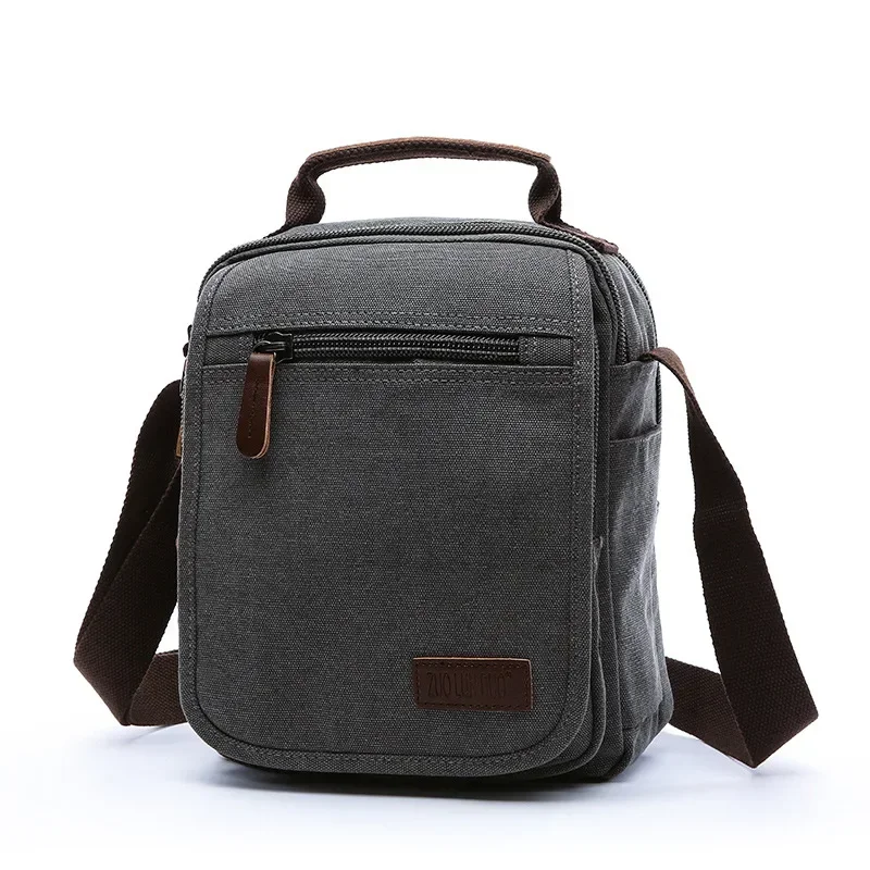 M077 Hot! Brand High Quality Canvas Bag Casual Travel Bolsa Masculina Unisex Crossbody Bag Messenger Bags Multifunction