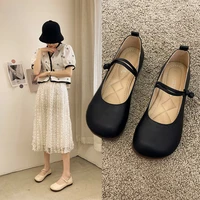 Women's Spring Flat Shoes One Kick Shallow Mouth Anti-slip  Shoes for Women Outdoor Versatile Solid Color Zapatillas De Mujer 2