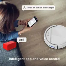 

Fully Automatic Robot Vacuum Cleaner 2500Pa Suction Sweeping Mopping Smart Route APP Control Auto Charge For Home Floor Carpet